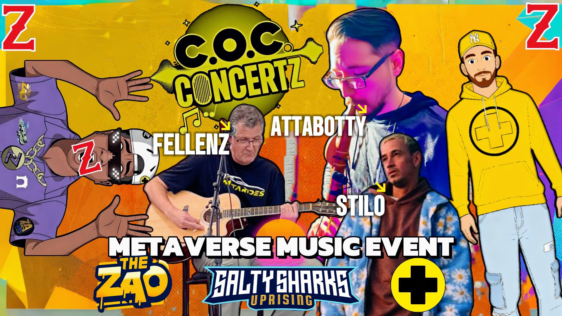 +COC Concertz #2 flyer